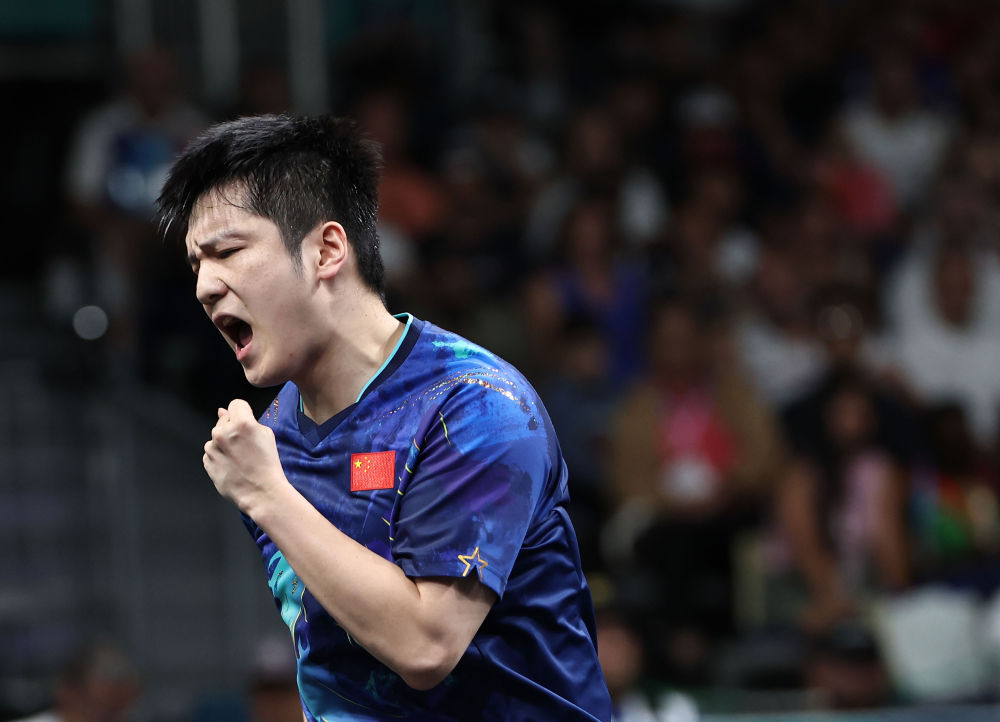 比利时乒乓球队逆转中国乒乓球队，张本智和关键制胜